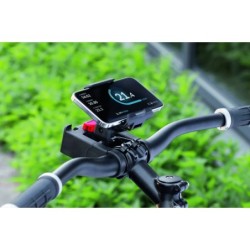 KlickFix display MOUNT Kiox/SmartphoneGrip 8,5x5,8x6,9 cm, vægt: 60 g, maks. bæreevne:  7 kg. Til Kiox/Smartphone.