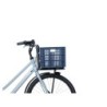 Kurv BASIL CRATE str. L (blå), genanvendt plast Vol.: 40 L, 49,5x39,5x26,5 cm. kan mont. med MIK-AVS-uniklip eller Racktime adap