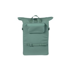 Taske Basil Broklyn silvergreen Waterproof Størrelse medium MIK Hook (32x14x40 cm), vol. 17 L.