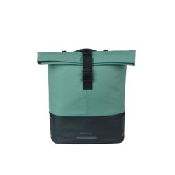 Taskesæt Basil Cove double pannier bag MIK, 28–32L, silvergreen/black