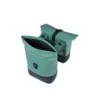 Taskesæt Basil Cove double pannier bag MIK, 28–32L, silvergreen/black