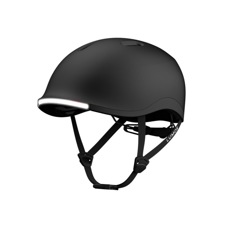 Lumos Nyxel hjelm med MIPS. Farve: Black. Str. 58-63 cm (L). Hjelm     med integrerede lygter, blinklys og bremselys.