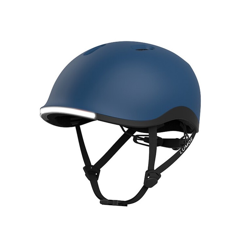 Lumos Nyxel hjelm med MIPS. Farve: Ocean blue. Str. 58-63 cm (L). Hjelm     med integrerede lygter, blinklys og bremselys.