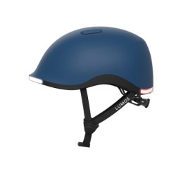 Lumos Nyxel hjelm med MIPS. Farve: Ocean blue. Str. 58-63 cm (L). Hjelm     med integrerede lygter, blinklys og bremselys.