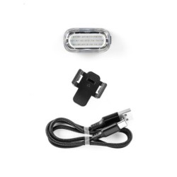 Lumos Ultra Aero med MIPS 55-58CM (M) -Aston grå - 1x Firefly mini  + Hjelm Adaptor