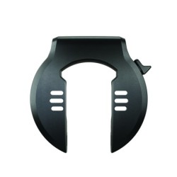 lås AXA Atlas sort - ringlås m. plug-in system. Leveres uden bolte. safety level 14. 58mm brede. Låsen er VAREFAKTA GODKENDT.