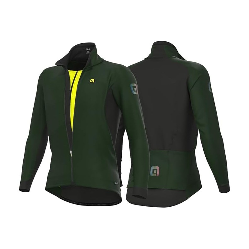 Cykeljakke Alé Vinter R-EV1 Protection 2.0 Future Warm - Grøn