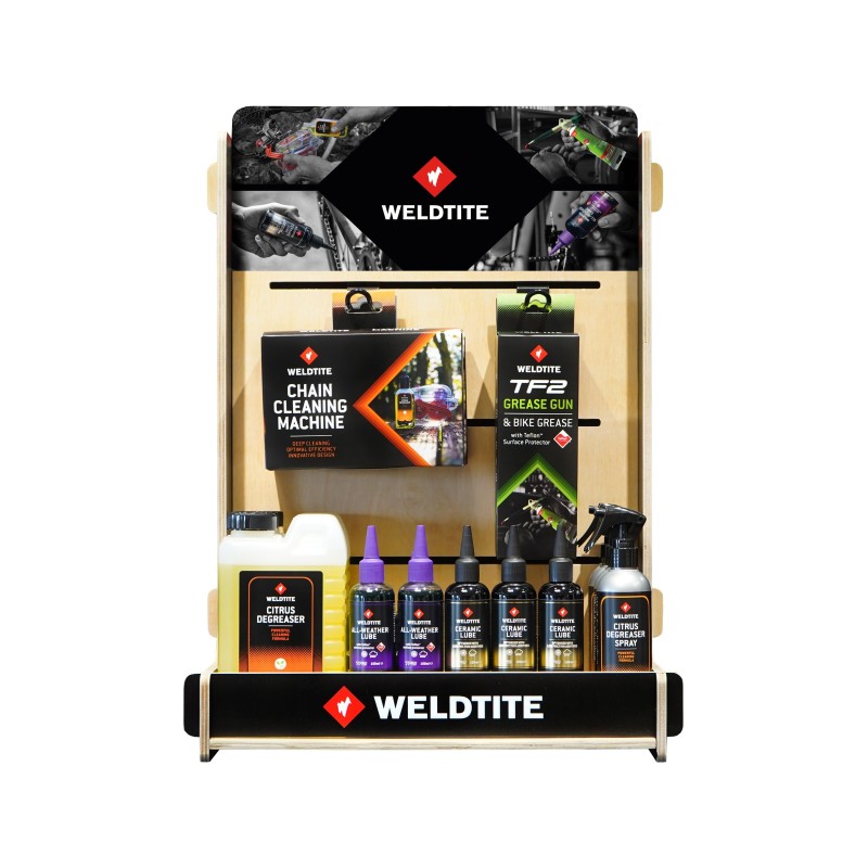 Display Weldtite Flot træ display til disken. kommer uden vare.