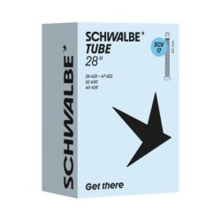 Slange Click valve butyl Schwalbe 700x28-45C SCV17 æske FV60 org.nr. 10464994 (28/47-622/635)