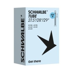 Slange Click valve butyl Schwalbe 700x38-62C SCV19 æske SCV60 28x1 1/2+27,5/29 org.nr. 10464954 (40/62-584/635)