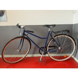 Dame cykel blå city