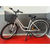 Børne cykel Mustang hvid med kurv for