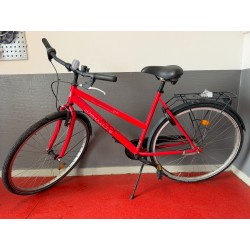 Dame cykel rød