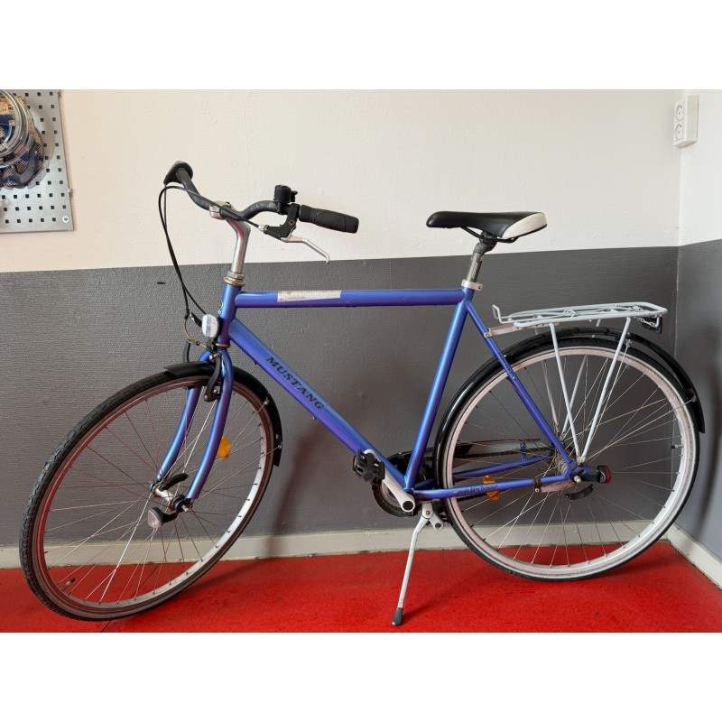 Herre cykel Mustang blå