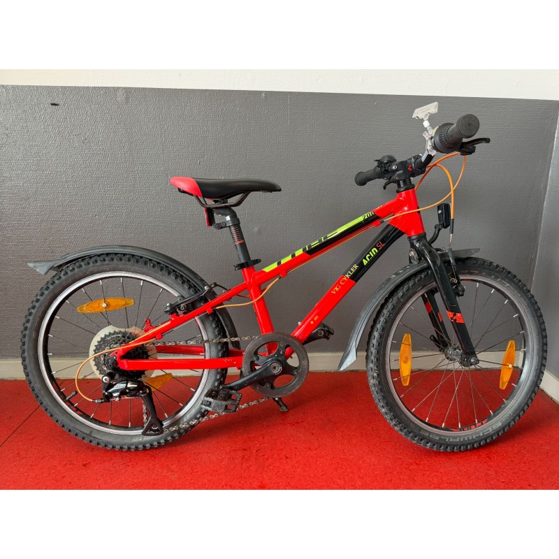 Børne cykel 20" rød med udvendig gear