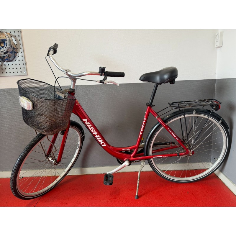 Dame cykel Nishiki Rød