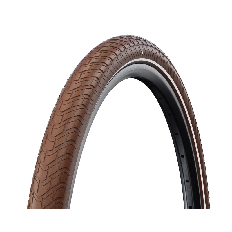 Dæk Schwalbe 700x50 Brun MOTION BIG APPLE 50-622 R K-Guard, TwinSkin HS632 org. nr.11159718