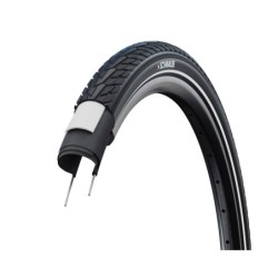 Dæk, Schwalbe, Motion Road Cruiser Plus, 700x42C (42-622), PunctureGuard punkteringsbeskyttelse, HS484 E-25 godkendt, Green Comp